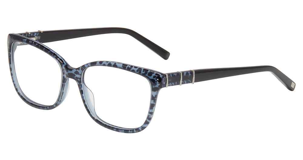 JONES NY OPTICAL J779 Eyeglasses BLUE-LEOPARD-0BLL 54mm