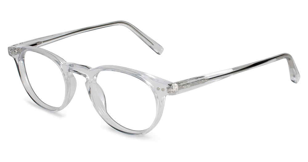 JONES MEN OPTICAL J516 Eyeglasses CRYSTAL-0CRY 48mm