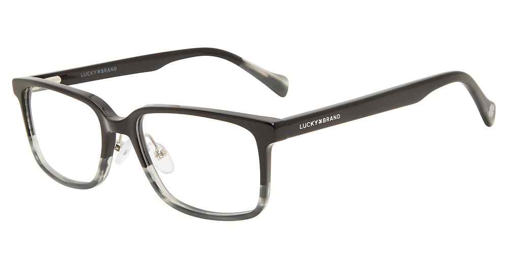 LUCKY BRAND KIDS D816 Eyeglasses BLACK-GREY-0BLG 49mm