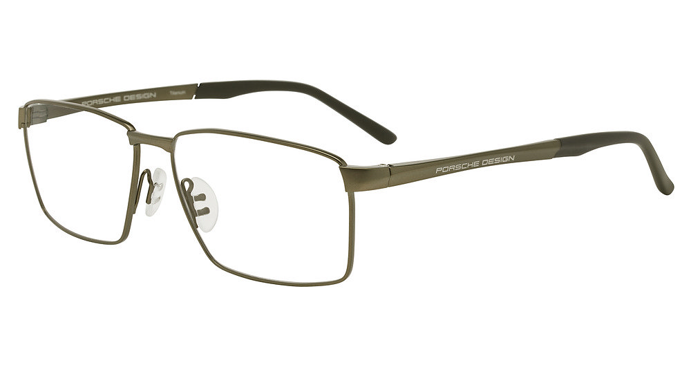 PORSCHE DESIGN OPTICAL P8777 Eyeglasses OLIVE–BLACK-D000 58mm