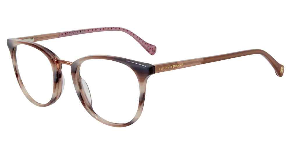 LUCKY BRAND OPTICAL D217 Eyeglasses PINK-HORN-0PIN 51mm