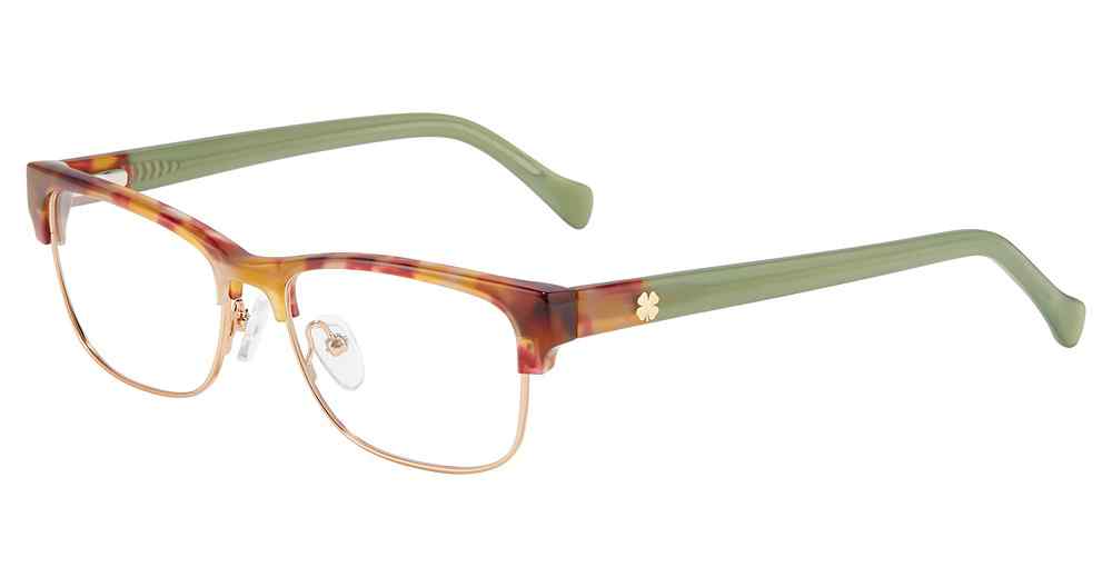 LUCKY BRAND OPTICAL D228 Eyeglasses TORTOISE-GREEN-0TOG 52mm