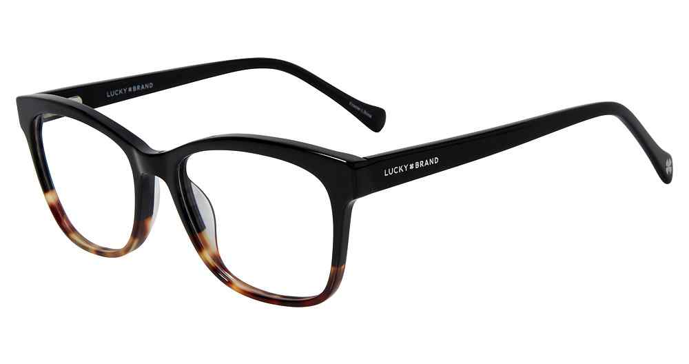 LUCKY BRAND OPTICAL D218 Eyeglasses BLACK-TORT-0BLT 53mm