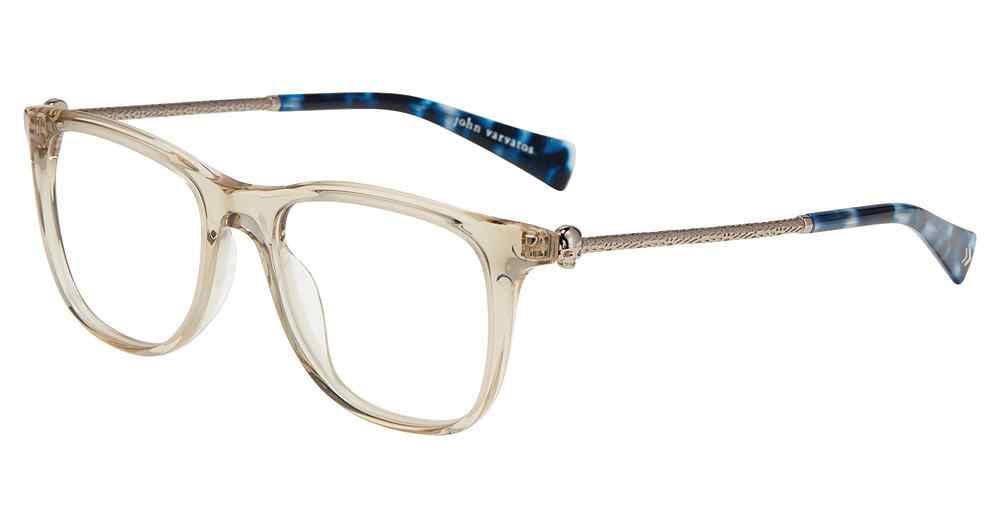 JOHN VARVATOS OPTICAL V418 Eyeglasses SMOKE-0SMO 52mm