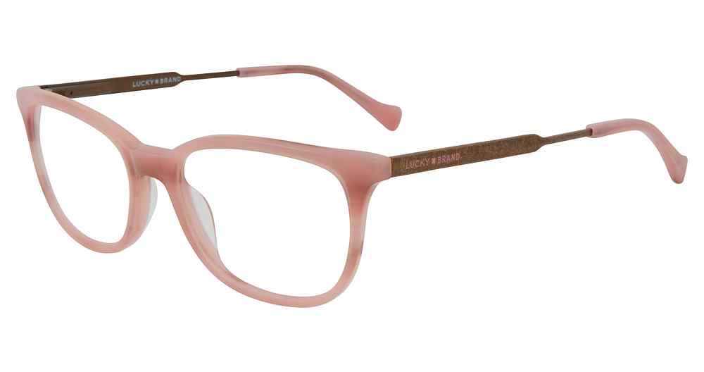 LUCKY BRAND OPTICAL D221 Eyeglasses PINK-HORN-0PIN 52mm