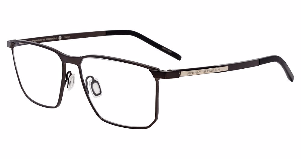 PORSCHE DESIGN OPTICAL P8773 Eyeglasses GOLD-BLACK-TITANIUM-D000 57mm