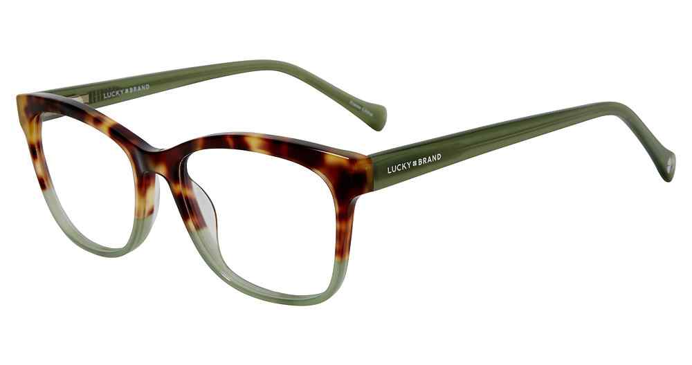 LUCKY BRAND OPTICAL D218 Eyeglasses TORT-GREEN-0TOG 53mm