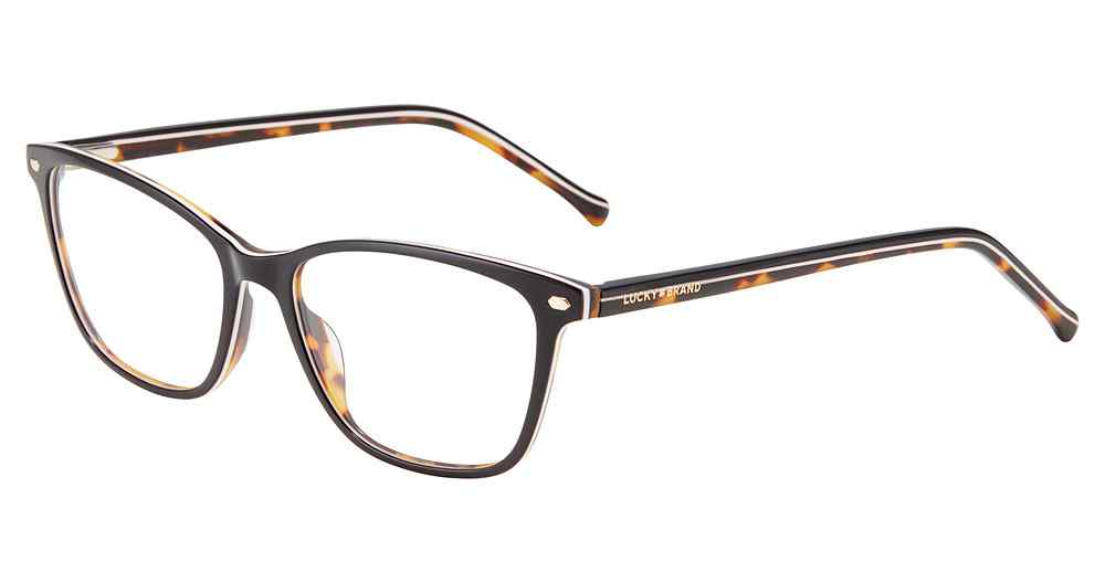 LUCKY BRAND OPTICAL D227 Eyeglasses BLACK-TORT-0BLT 53mm