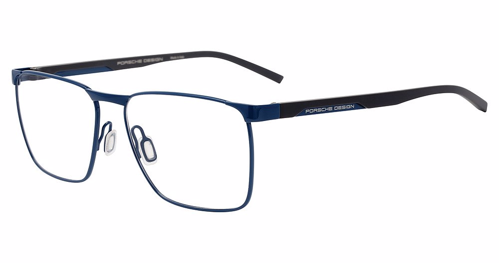 PORSCHE DESIGN OPTICAL P8776 Eyeglasses BLUE-GREY-METAL-B000 58mm