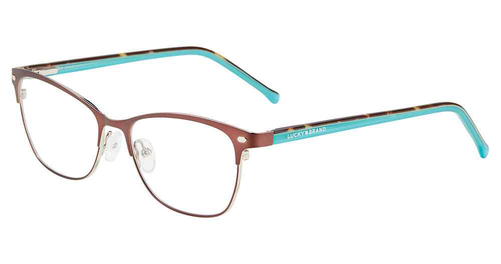 LUCKY BRAND OPTICAL D120 Eyeglasses BROWN-0BRO 53mm