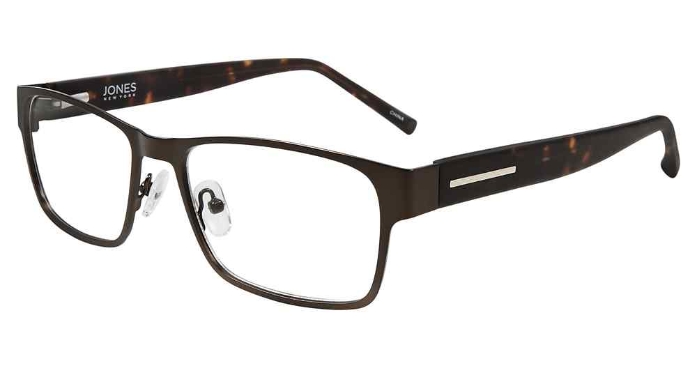 JONES MEN OPTICAL J357 Eyeglasses BROWN-0BRO 55mm