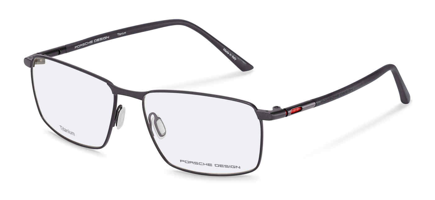 PORSCHE DESIGN OPTICAL P8766 Eyeglasses DARK-GREY-BLACK-C000 58mm