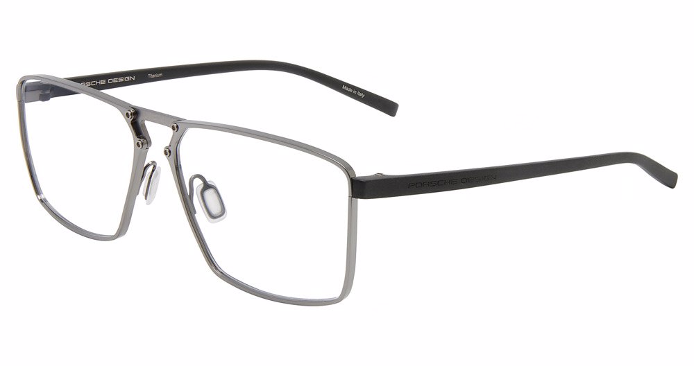 PORSCHE DESIGN OPTICAL P8764 Eyeglasses GREY-WITH-BLACK-B000 58mm