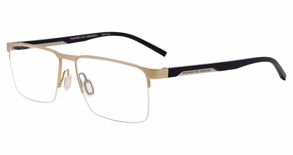 PORSCHE DESIGN OPTICAL P8775 Eyeglasses GOLD-BLACK-METAL-B000 57mm