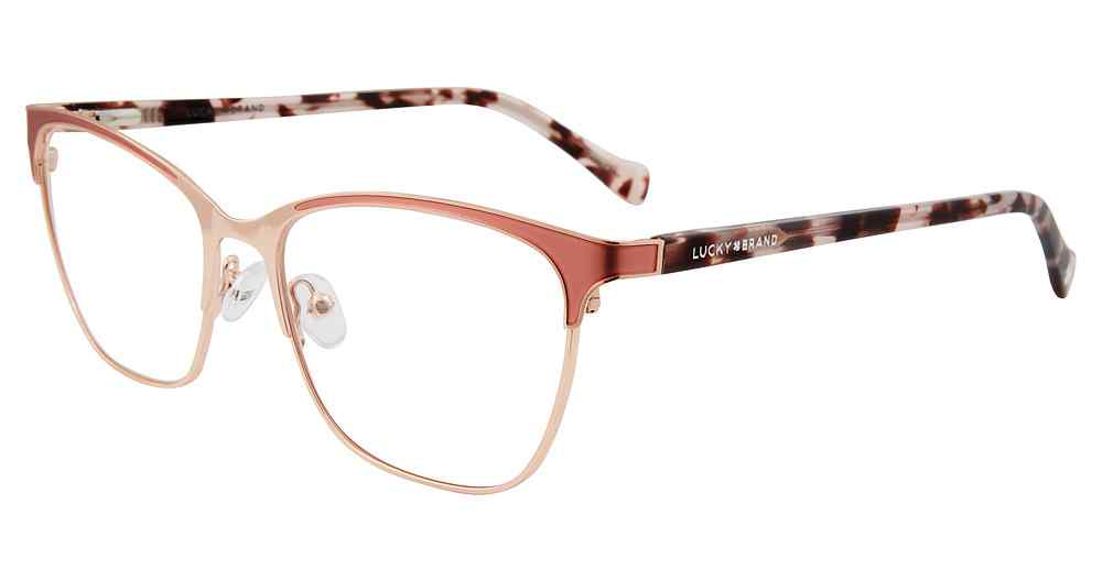 LUCKY BRAND OPTICAL D114 Eyeglasses ROSE-GOLD-0ROG 53mm