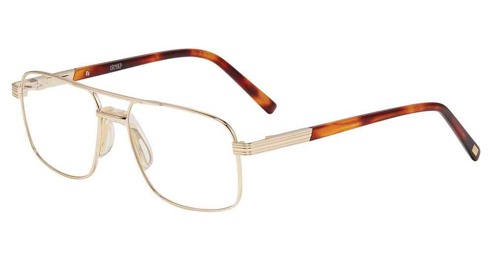 JONES MEN OPTICAL J365 Eyeglasses GOLD-0GOL 56mm