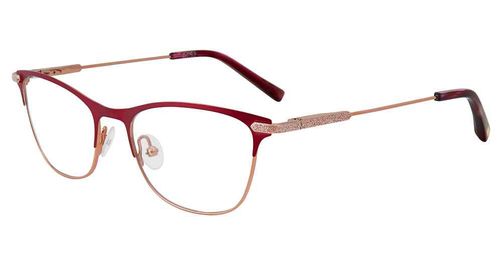 JONES PETITE OPTICAL J151 Eyeglasses BURGUNDY-0BUR 49mm