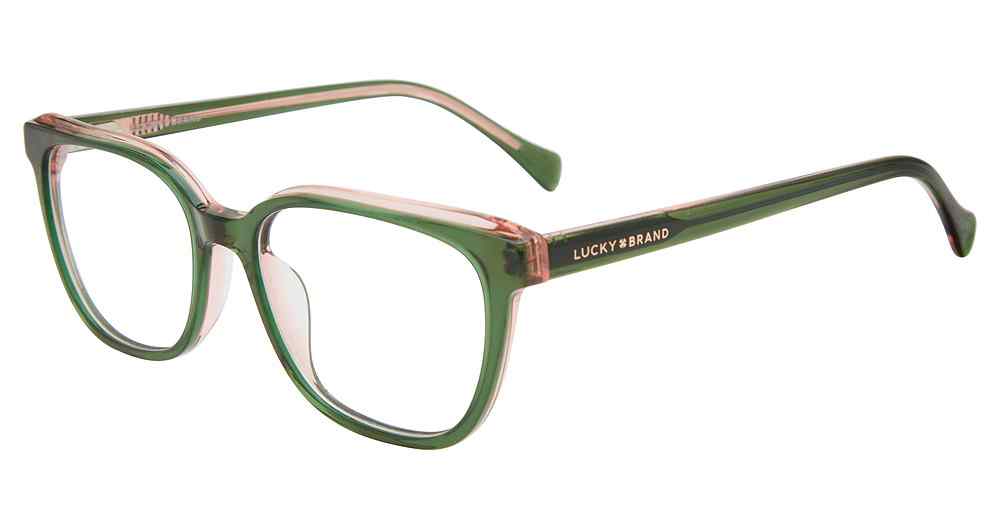 LUCKY BRAND KIDS VLBD726 Eyeglasses GREEN-PINK-0GRP 49mm