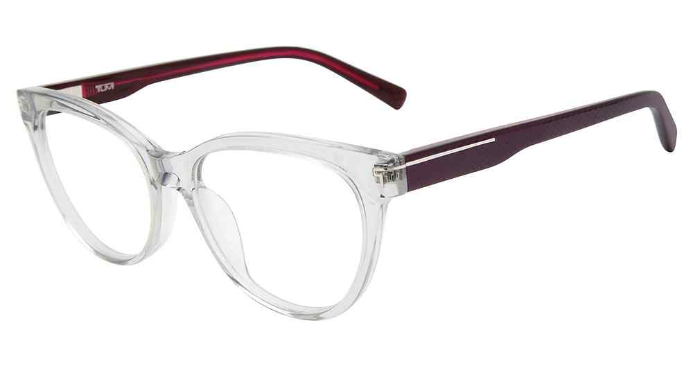 TUMI OPTICAL VTU012 Eyeglasses CRYSTAL-04G0 52mm