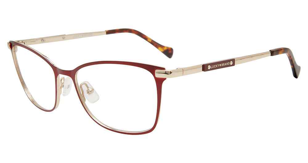 LUCKY BRAND OPTICAL VLBD124 Eyeglasses BURGUNDY-0BUR 53mm
