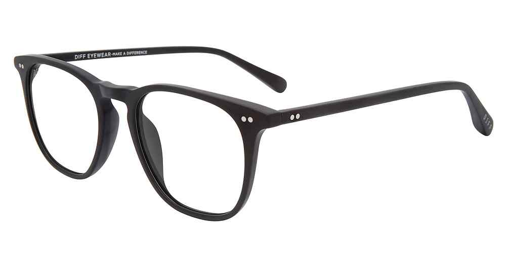 DIFF OPTICAL VDFMXWL Eyeglasses MATTE-BLACK-MBLA 49mm