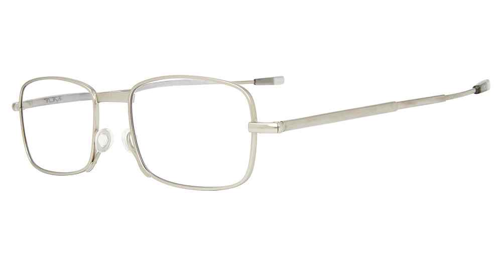 TUMI OPTICAL VTU802 Eyeglasses SILVER 15mm
