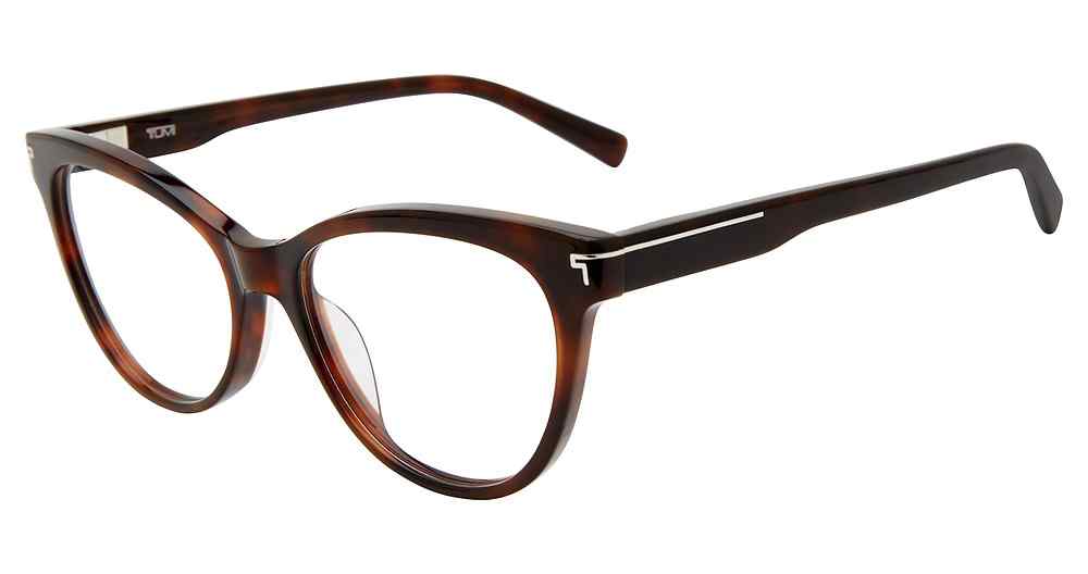 TUMI OPTICAL VTU012 Eyeglasses HAVANA 52mm