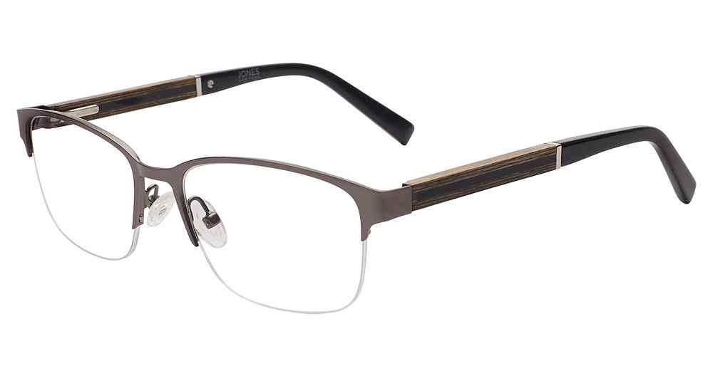 JONES MEN OPTICAL VJOM375 Eyeglasses GUNMETAL-0GUN 53mm
