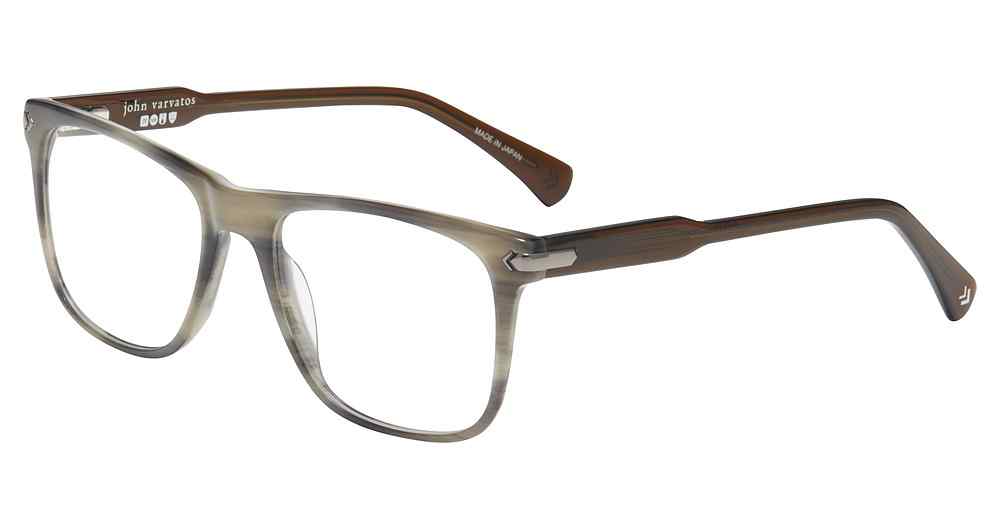 JOHN VARVATOS OPTICAL VJV422 Eyeglasses GREY-0GRE 54mm