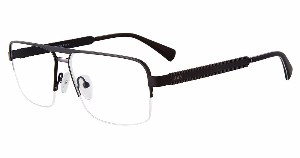 JOHN VARVATOS STAR USA OPTICAL VJVC005 Eyeglasses BLACK-0BLA 57mm