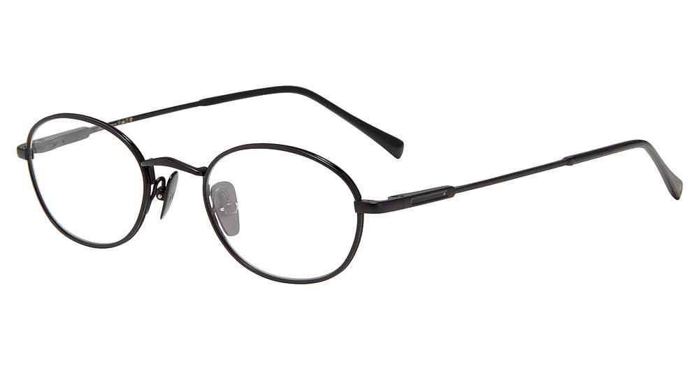JOHN VARVATOS OPTICAL V185 Eyeglasses BLACK-0BLA 46mm