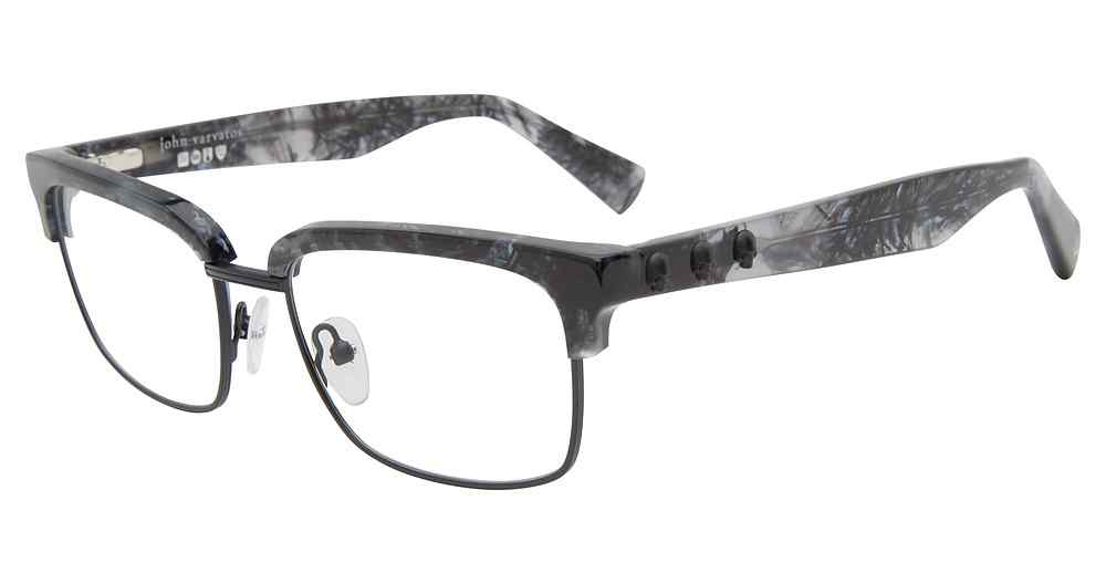 JOHN VARVATOS OPTICAL VJV186 Eyeglasses BLUE-NAVY-0BLN 54mm