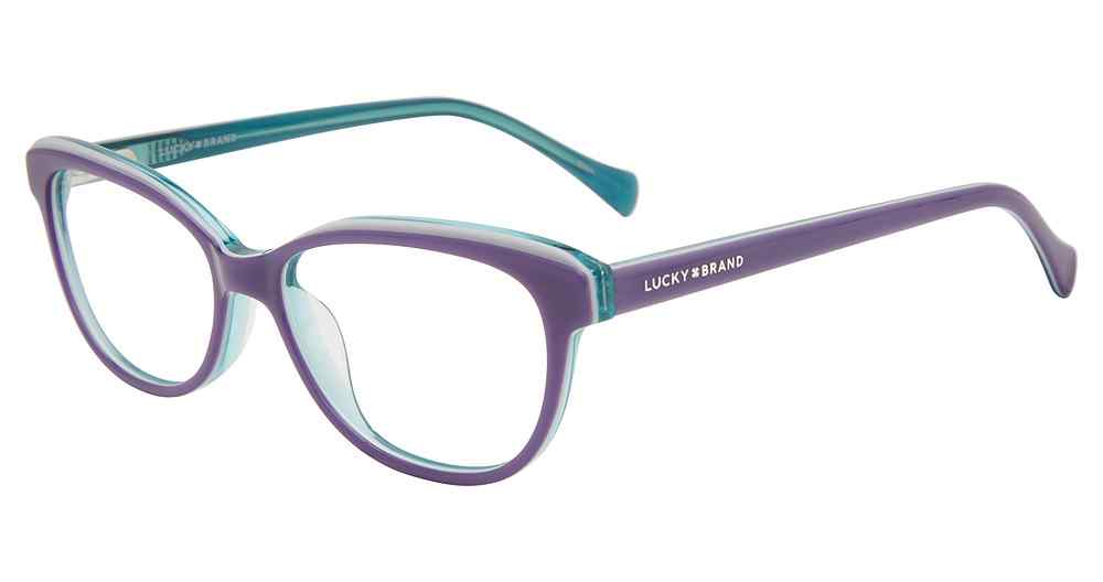 LUCKY BRAND KIDS VLBD725 Eyeglasses PURPLE-BLUE-0PUB 49mm