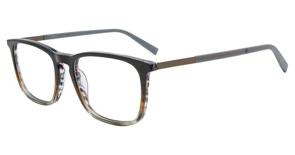 JONES MEN OPTICAL VJOM543 Eyeglasses BLACK-HORN-0BLH 54mm