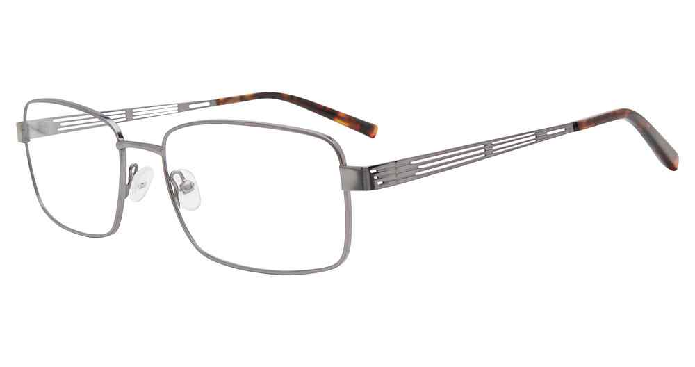 JONES MEN OPTICAL VJOM371 Eyeglasses GUNMETAL-0GUN 58mm