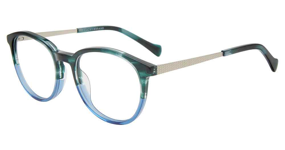 LUCKY BRAND KIDS VLBD822 Eyeglasses GREEN-BLUE-0GRB 48mm