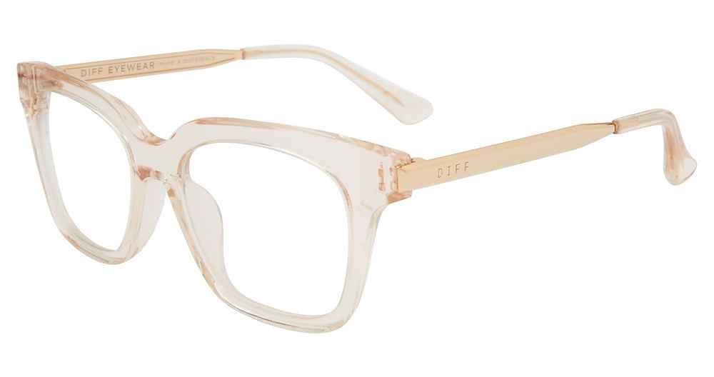 DIFF OPTICAL VDFBLLA Eyeglasses BELLA-XS-BLUSH-CTOR 53mm