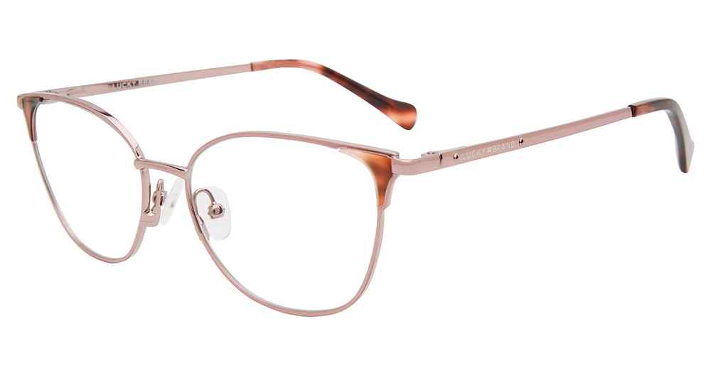 LUCKY BRAND OPTICAL VLBD125 Eyeglasses ROSE-GOLD-0RSG 53mm
