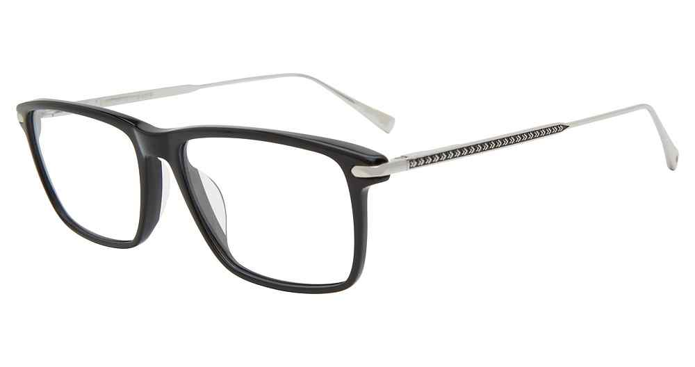 JOHN VARVATOS OPTICAL VJV425 Eyeglasses BLACK-0BLA 55mm