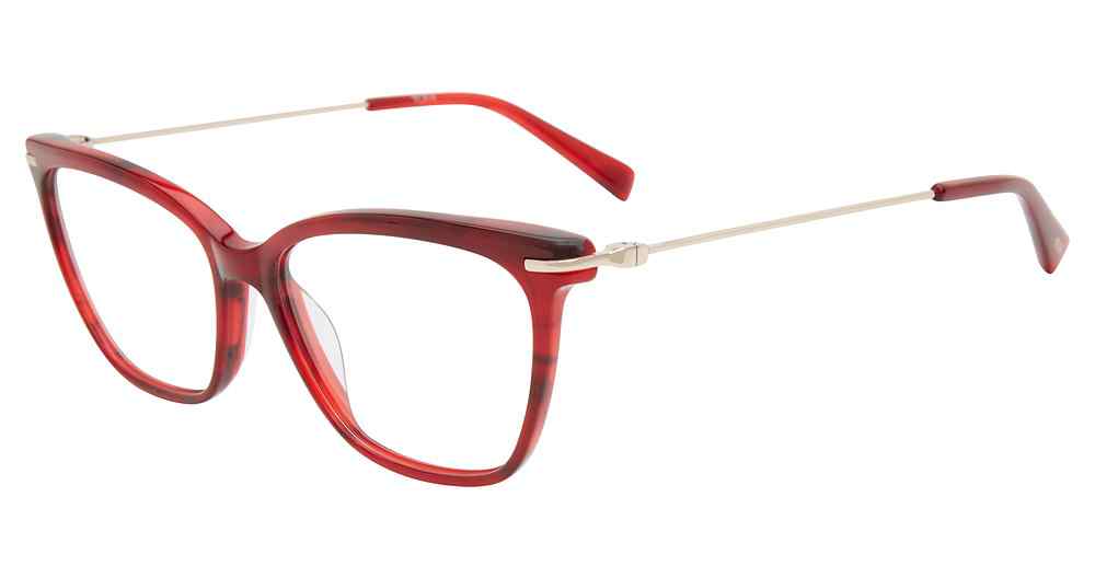 TUMI OPTICAL VTU511 Eyeglasses STRIATED-BURGUNDY–01FW 54mm