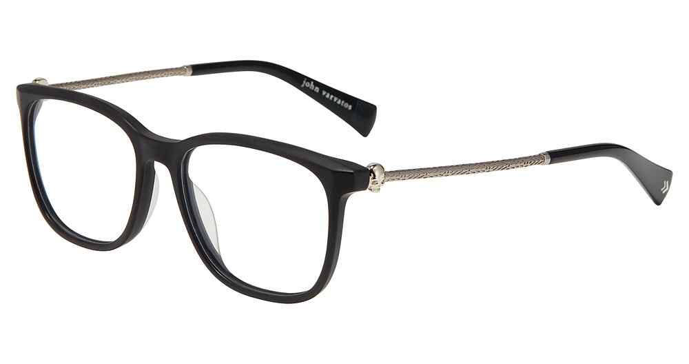 JOHN VARVATOS OPTICAL V419 Eyeglasses MATTE-BLACK-0MBL 54mm