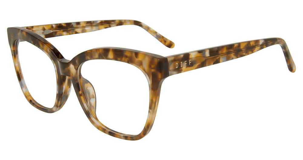 DIFF OPTICAL VDFWNST Eyeglasses SEA-TORTOISE-BL-STOR 53mm