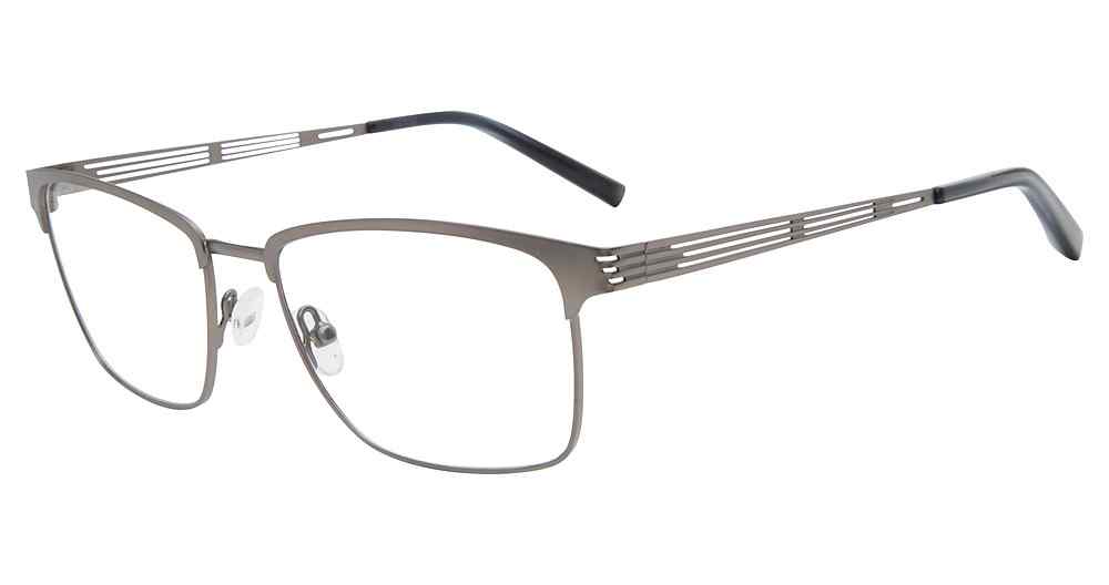 JONES MEN OPTICAL VJOM372 Eyeglasses GUNMETAL-0GUN 53mm