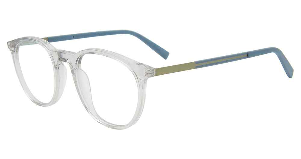 JONES MEN OPTICAL VJOM542 Eyeglasses CRYSTAL-0CRY 50mm