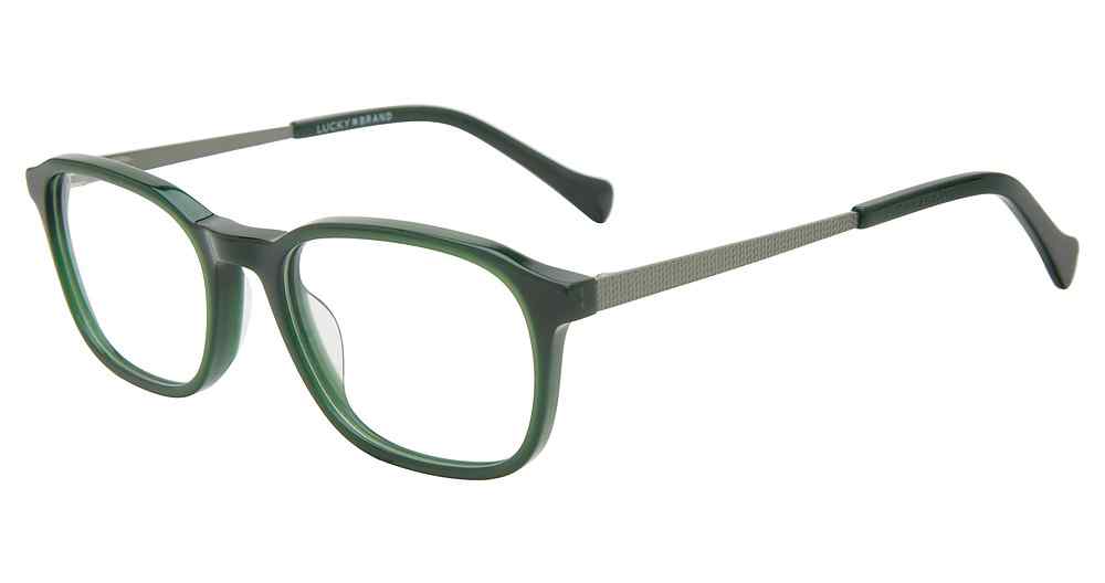 LUCKY BRAND KIDS VLBD821 Eyeglasses DARK-GREEN-0DGR 48mm