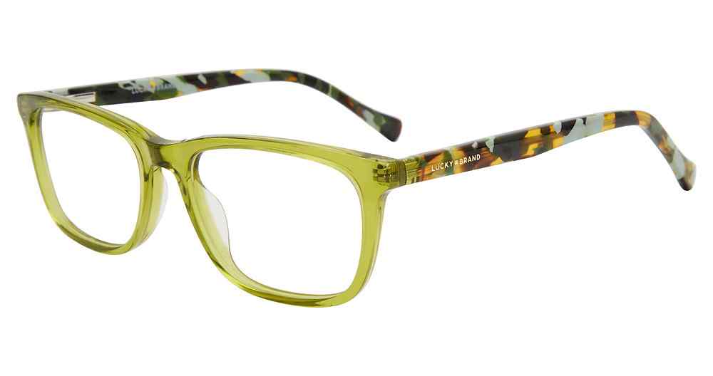 LUCKY BRAND KIDS VLBD824 Eyeglasses GREEN-CRYSTAL-0GRC 49mm