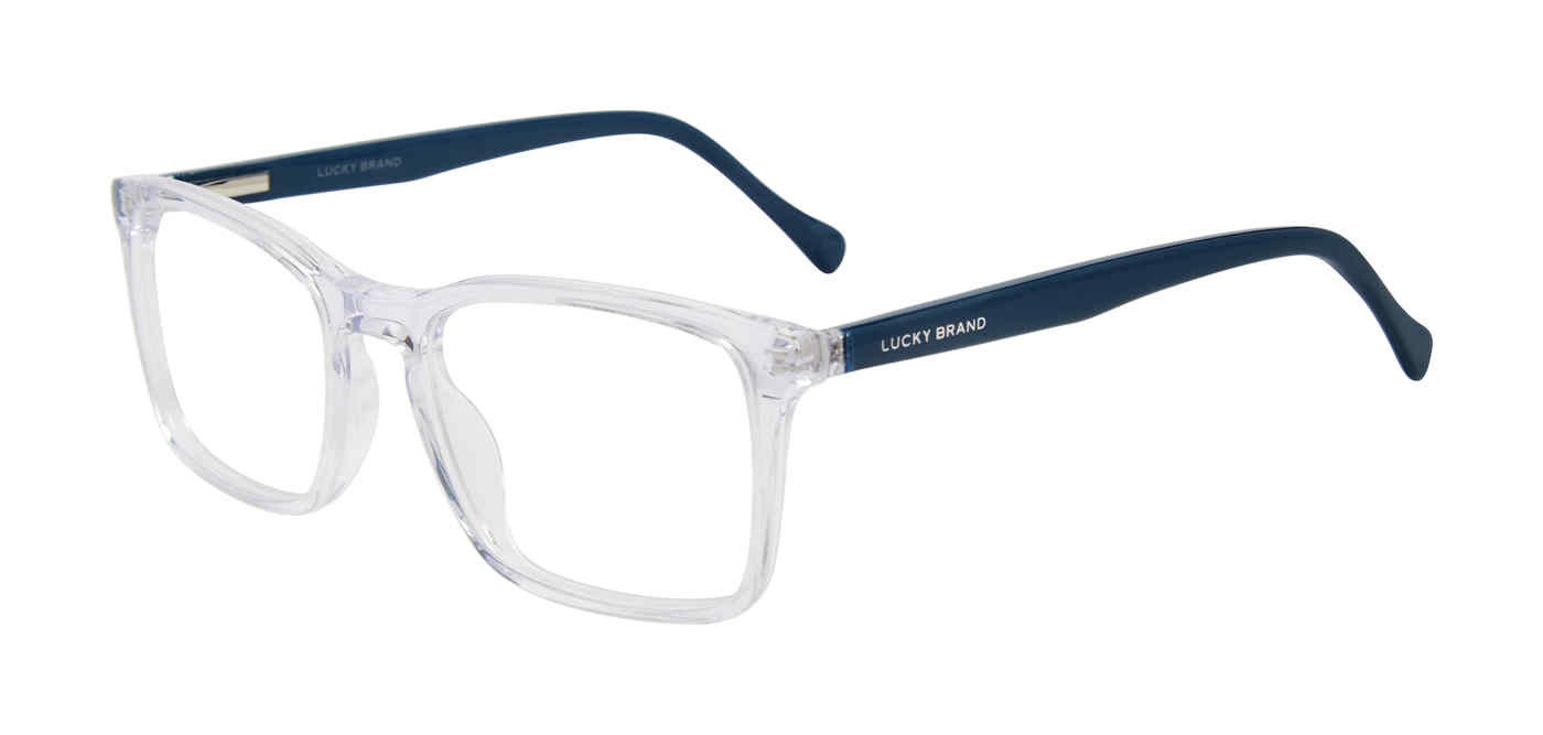 LUCKY BRAND KIDS VLBD828 Eyeglasses CRYSTAL-0CRY 48mm