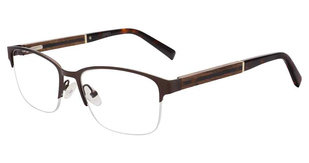 JONES MEN OPTICAL VJOM375 Eyeglasses BROWN-0BRO 53mm