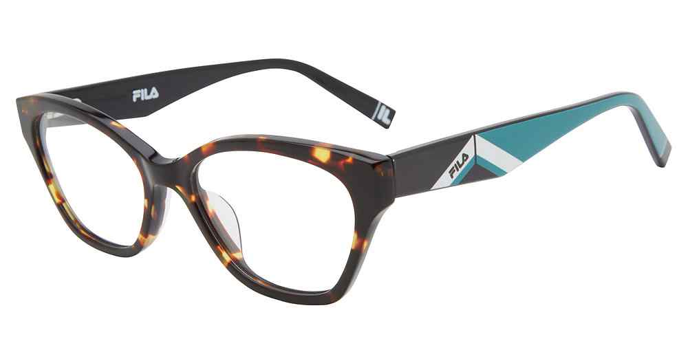 FILA OPTICAL VFI186 Eyeglasses HAVANA-0722 52mm