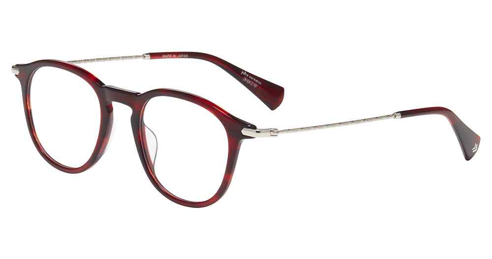 JOHN VARVATOS OPTICAL VJV421 Eyeglasses RED-HORN-0RED 47mm